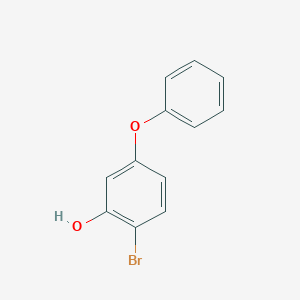 molecular formula C12H9BrO2 B8590757 2-Bromo-5-phenoxyphenol 