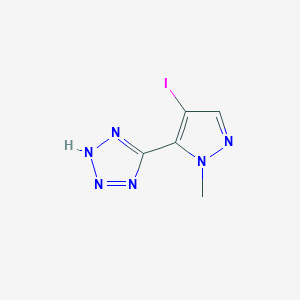 5-(4-Iodo-1-methyl-1H-pyrazol-5-yl)-1H-tetrazole