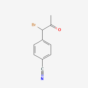 4-(1-Bromo-2-oxopropyl)benzonitrile