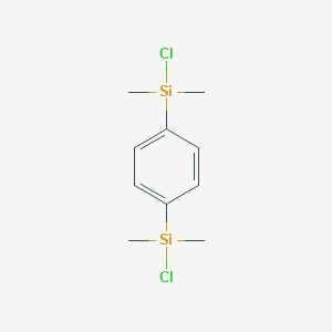 molecular formula C10H16Cl2Si2 B085908 1,4-Bis(dimethylchlorosilyl)benzene CAS No. 1078-97-3