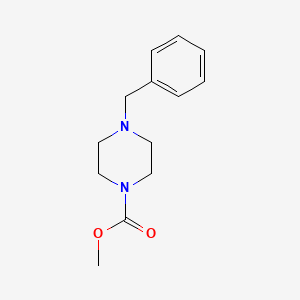 molecular formula C13H18N2O2 B8590815 1-Carbomethoxy-4-benzylpiperazine 