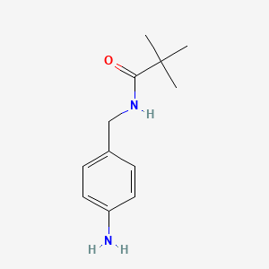 molecular formula C12H18N2O B8590871 N-(4-aminobenzyl)pivalamide 