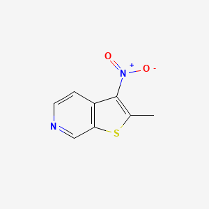 Methyl-3-nitro-thieno[2,3-c]pyridine