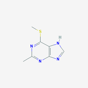 molecular formula C7H8N4S B085911 2-methyl-6-methylsulfanyl-7H-purine CAS No. 1008-47-5