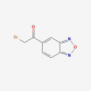 molecular formula C8H5BrN2O2 B8591164 1-(2,1,3-Benzoxadiazol-5-yl)-2-bromoethanone 