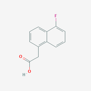 molecular formula C12H9FO2 B8591188 5-Fluoronaphthalene-1-acetic acid 