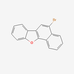 molecular formula C16H9BrO B8591294 5-Bromonaphtho[1,2-b]benzofuran 