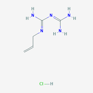 molecular formula C5H12ClN5 B8591450 NIOSH/NJ7032600 CAS No. 88513-40-0