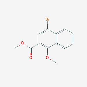 molecular formula C13H11BrO3 B8591515 Methyl 1-methoxy-4-bromo-2-naphthoate CAS No. 5813-38-7