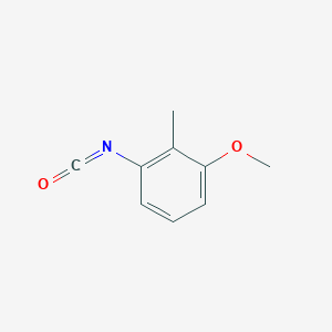 molecular formula C9H9NO2 B8591536 1-Isocyanato-3-methoxy-2-methylbenzene 