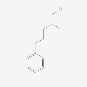 molecular formula C12H17Cl B8591649 2-Methyl-5-phenylpentyl chloride 