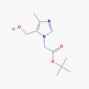 1-t-Butoxycarbonylmethyl-4-methyl-5-hydroxymethylimidazole