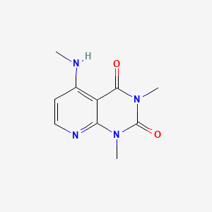 Pyrido(2,3-d)pyrimidine-2,4(1H,3H)-dione, 1,3-dimethyl-5-(methylamino)-