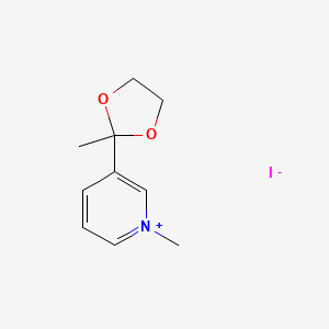 1-Methyl-3-(2-methyl-1,3-dioxolan-2-yl)pyridinium iodide