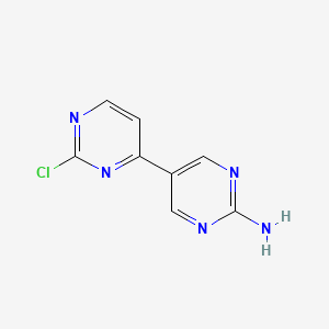 2-Chloro-4,5'-bipyrimidin-2'-amine