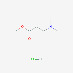 molecular formula C6H14ClNO2 B8591839 Methyl 3-(dimethylamino)propanoate hydrochloride 