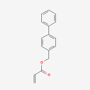 molecular formula C16H14O2 B8591857 4-Biphenylylmethyl acrylate CAS No. 54140-58-8