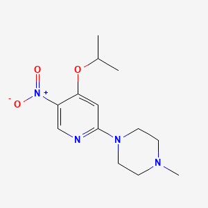 1-Methyl-4-[5-nitro-4-(propan-2-yloxy)pyridin-2-yl]piperazine