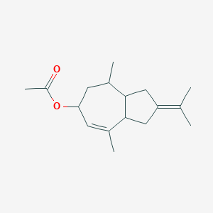 molecular formula C17H26O2 B085919 Vetiveryl acetate CAS No. 117-98-6