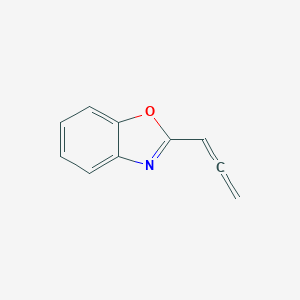 molecular formula C10H7NO B008592 2-Propa-1,2-dienyl-1,3-benzoxazole CAS No. 108071-39-2