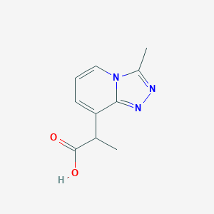 2-(3-Methyl[1,2,4]triazolo[4,3-a]pyridin-8-yl)propanoic acid