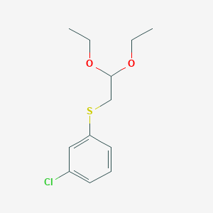 2-(3-Chlorophenylthio)acetaldehyde diethyl acetal