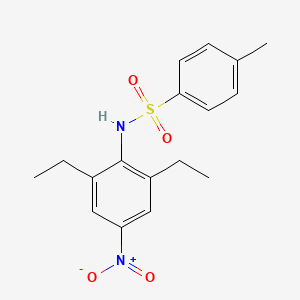 Benzenesulfonamide, N-(2,6-diethyl-4-nitrophenyl)-4-methyl-