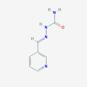 molecular formula C7H8N4O B085926 Nicotinaldehyde semicarbazone CAS No. 13370-80-4