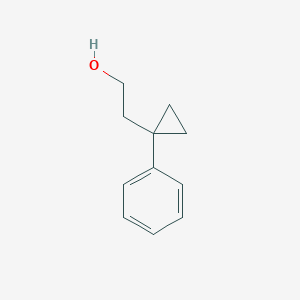 molecular formula C11H14O B8592662 2-(1-Phenylcyclopropyl)ethanol 