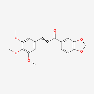 molecular formula C19H18O6 B8592794 3,4,5-Trimethoxy-3',4'-methylenedioxy chalcone 