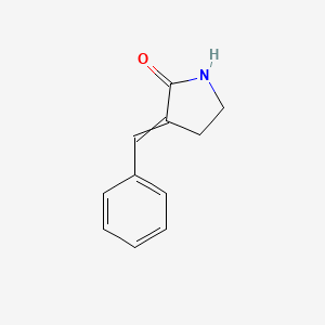 molecular formula C11H11NO B8592837 3-Benzylidene-2-pyrrolidinone 