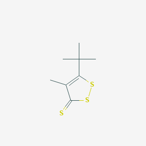 molecular formula C8H12S3 B085930 5-Tert-butyl-4-methyldithiole-3-thione CAS No. 13120-76-8
