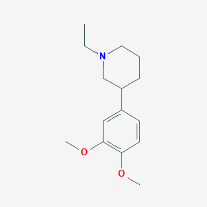 3-(3,4-Dimethoxyphenyl)-1-ethylpiperidine