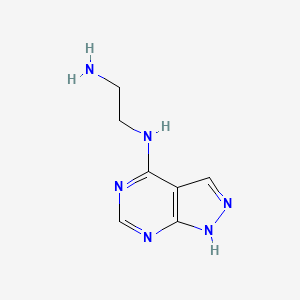 1,2-Ethanediamine,n1-1h-pyrazolo[3,4-d]pyrimidin-4-yl-