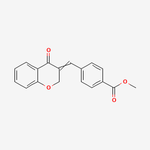 Methyl 4-(4-oxo-chroman-3-ylidenemethyl)-benzoate