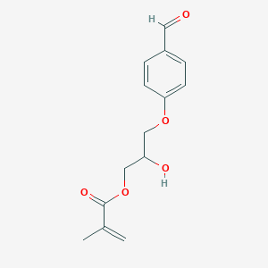 3-(4-Formylphenoxy)-2-hydroxypropyl 2-methylprop-2-enoate