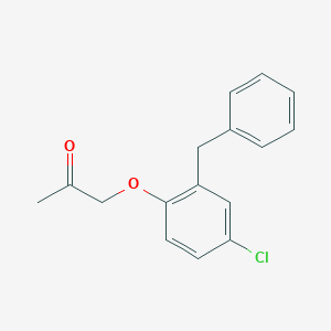 1-(2-Benzyl-4-chlorophenoxy)propan-2-one