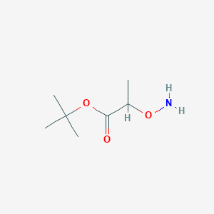 molecular formula C7H15NO3 B8593118 tert-butyl 2-(aminooxy)propanoate 