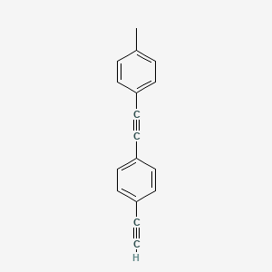 molecular formula C17H12 B8593151 1-Ethynyl-4-[(4-methylphenyl)ethynyl]benzene CAS No. 919076-57-6