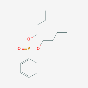 molecular formula C14H23O3P B085932 Dibutyl phenylphosphonate CAS No. 1024-34-6