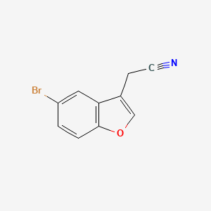 5-Bromo-3-(cyanomethyl)benzofuran