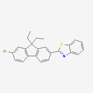 2-(7-Bromo-9,9-diethyl-9H-fluoren-2-YL)-1,3-benzothiazole