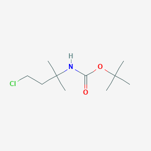 Tert-butyl(3-chloro-1,1-dimethyl-propyl)-carbamate