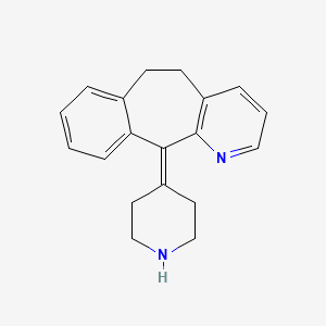 molecular formula C19H20N2 B8593290 Dechloro desloratadine 