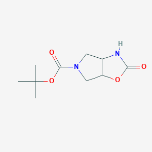 tert-butyl 2-oxohexahydro-5H-pyrrolo[3,4-d][1,3]oxazole-5-carboxylate