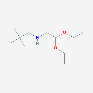 molecular formula C11H25NO2 B8593318 N-(2,2-diethoxyethyl)-2,2-dimethylpropan-1-amine 