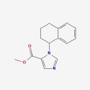 3-(1,2,3,4-Tetrahydronaphthalen-1-YL)-3H-imidazole-4-carboxylic acid methyl ester