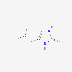 2H-imidazole-2-thione, 1,3-dihydro-4-(2-methylpropyl)-