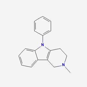 2,3,4,5-tetrahydro-2-methyl-5-phenyl-1H-pyrido[4,3-b]indole