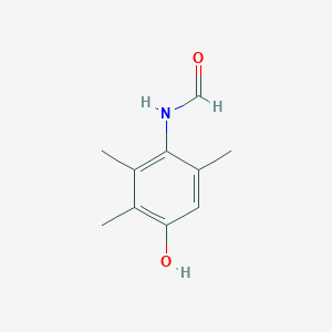 molecular formula C10H13NO2 B8593388 N-(4-hydroxy-2,3,6-trimethylphenyl)formamide 